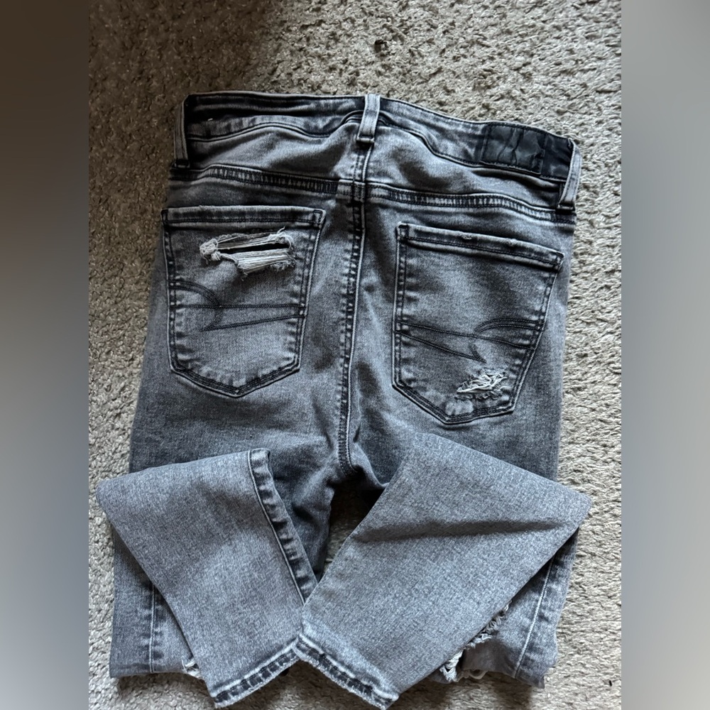 Super High Rise Ripped Jegging - Picture 3 of 3